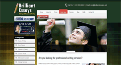Desktop Screenshot of brilliantessays.net