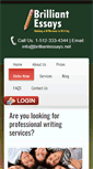 Mobile Screenshot of brilliantessays.net
